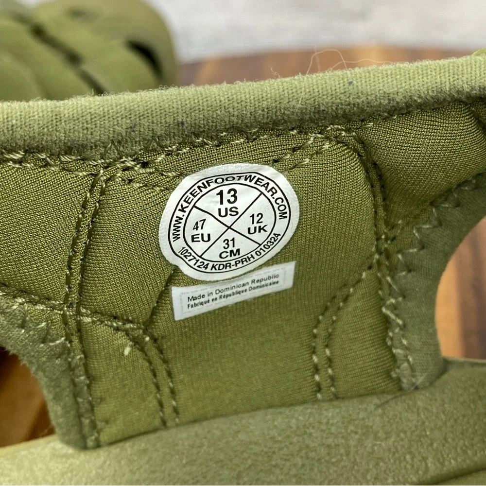 NEW Keen Newport H2 Sandals Monochrome Olive Waterproof Toe Protection Size 13
